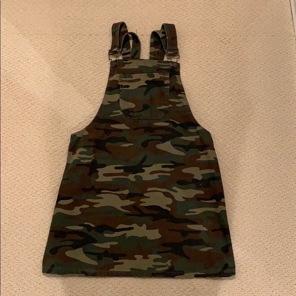 Forever 21 Dresses & Skirts - Forever 21 camo print overall dress